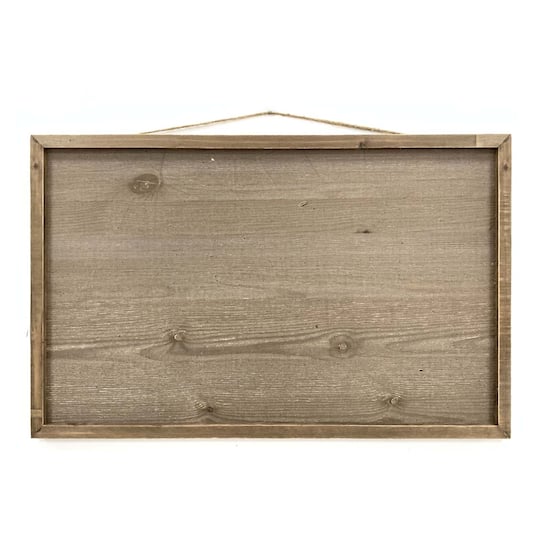 27" Rectangular Wooden Frame Plaque by Make Market®